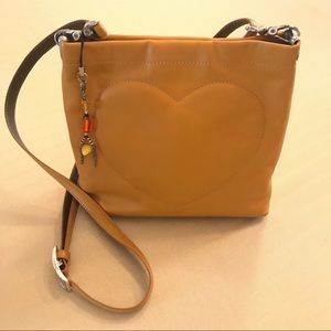 VINTAGE BRIGHTON✨LEATHER MINI CROSSBODY PURSE